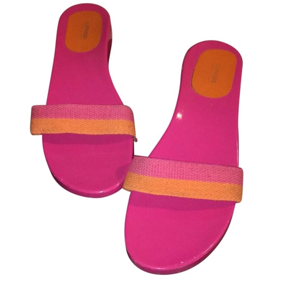 Clog style open toe sandal from Express